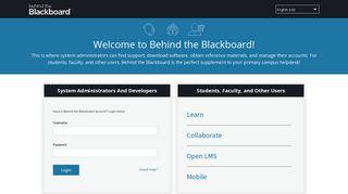 Blackboard.com login