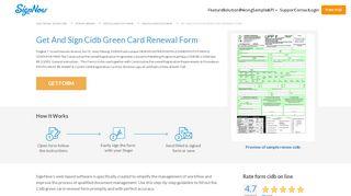 printable green card renewal application