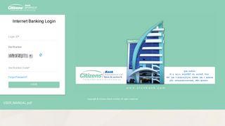 citizen bank e banking login