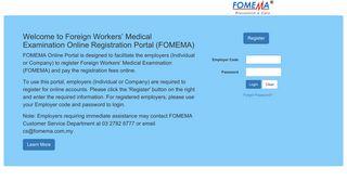 Result workers online fomema 2021 foreign Fomema Online