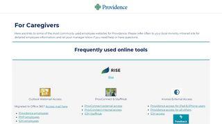 Kronos Providence - For Caregivers | Providence