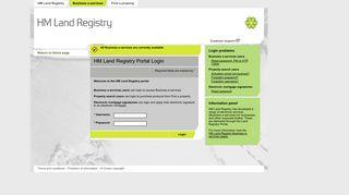 Hm Portal Sign In   Land Registry Portal Hm Land Registry 