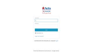 acts retirement life communities employee portal