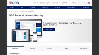 Uob online banking login