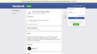 vceonline online training