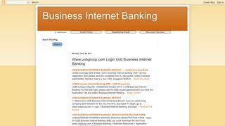 Login banking uob online